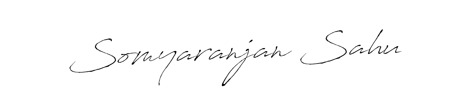 Design your own signature with our free online signature maker. With this signature software, you can create a handwritten (Antro_Vectra) signature for name Somyaranjan Sahu. Somyaranjan Sahu signature style 6 images and pictures png