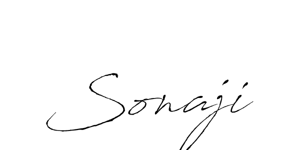 Create a beautiful signature design for name Sonaji. With this signature (Antro_Vectra) fonts, you can make a handwritten signature for free. Sonaji signature style 6 images and pictures png