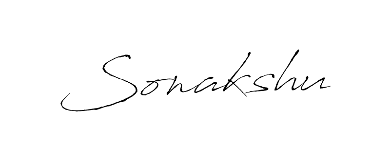 Use a signature maker to create a handwritten signature online. With this signature software, you can design (Antro_Vectra) your own signature for name Sonakshu. Sonakshu signature style 6 images and pictures png