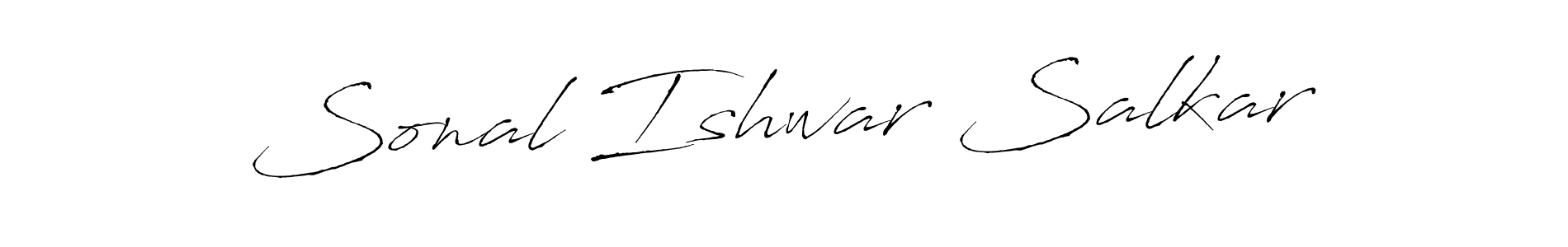 How to make Sonal Ishwar Salkar signature? Antro_Vectra is a professional autograph style. Create handwritten signature for Sonal Ishwar Salkar name. Sonal Ishwar Salkar signature style 6 images and pictures png