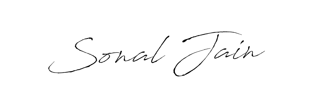 Also we have Sonal Jain name is the best signature style. Create professional handwritten signature collection using Antro_Vectra autograph style. Sonal Jain signature style 6 images and pictures png