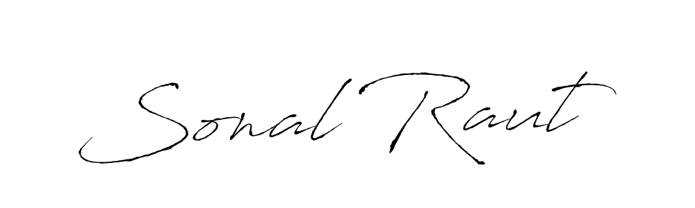 Create a beautiful signature design for name Sonal Raut. With this signature (Antro_Vectra) fonts, you can make a handwritten signature for free. Sonal Raut signature style 6 images and pictures png