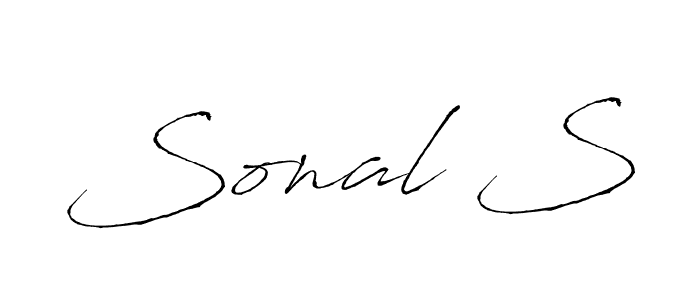 Once you've used our free online signature maker to create your best signature Antro_Vectra style, it's time to enjoy all of the benefits that Sonal S name signing documents. Sonal S signature style 6 images and pictures png