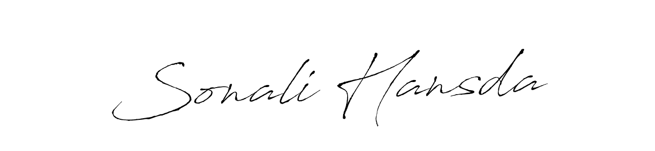 How to make Sonali Hansda signature? Antro_Vectra is a professional autograph style. Create handwritten signature for Sonali Hansda name. Sonali Hansda signature style 6 images and pictures png