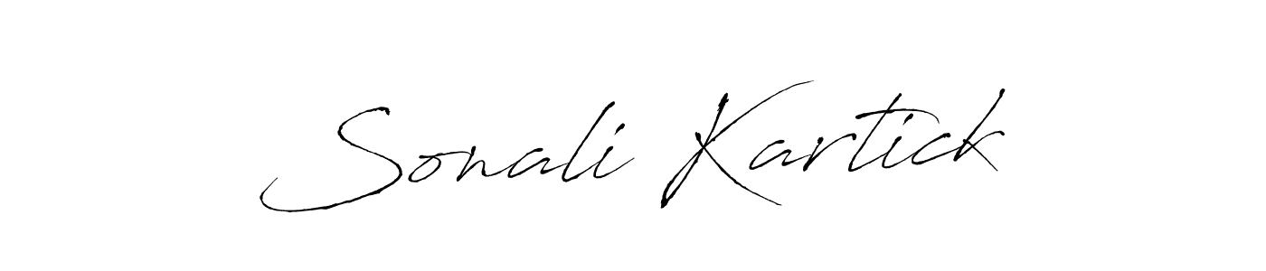 Make a beautiful signature design for name Sonali Kartick. With this signature (Antro_Vectra) style, you can create a handwritten signature for free. Sonali Kartick signature style 6 images and pictures png