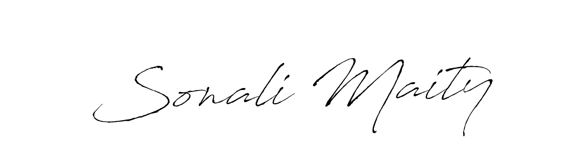 Create a beautiful signature design for name Sonali Maity. With this signature (Antro_Vectra) fonts, you can make a handwritten signature for free. Sonali Maity signature style 6 images and pictures png