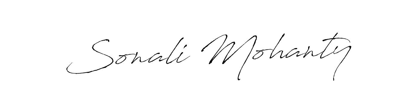 Make a beautiful signature design for name Sonali Mohanty. With this signature (Antro_Vectra) style, you can create a handwritten signature for free. Sonali Mohanty signature style 6 images and pictures png