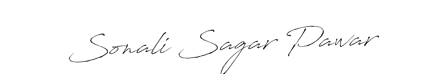 Sonali Sagar Pawar stylish signature style. Best Handwritten Sign (Antro_Vectra) for my name. Handwritten Signature Collection Ideas for my name Sonali Sagar Pawar. Sonali Sagar Pawar signature style 6 images and pictures png