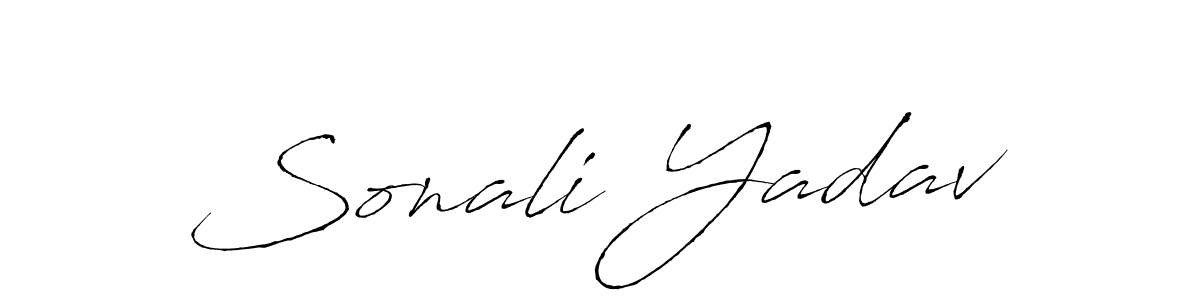 The best way (Antro_Vectra) to make a short signature is to pick only two or three words in your name. The name Sonali Yadav include a total of six letters. For converting this name. Sonali Yadav signature style 6 images and pictures png