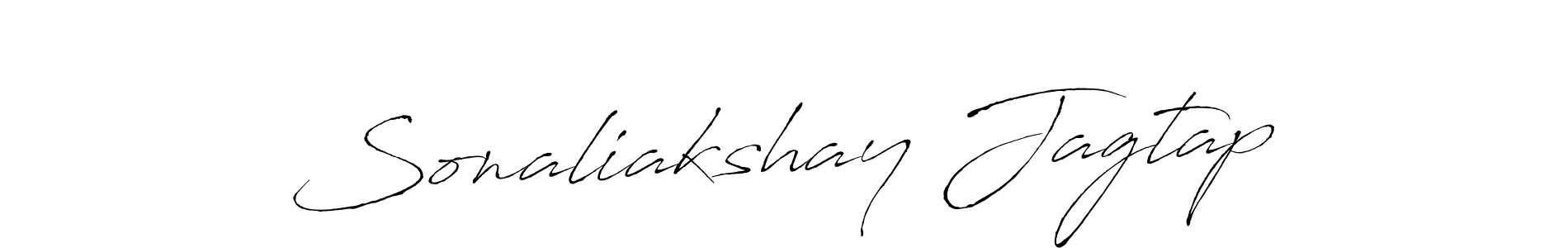 It looks lik you need a new signature style for name Sonaliakshay Jagtap. Design unique handwritten (Antro_Vectra) signature with our free signature maker in just a few clicks. Sonaliakshay Jagtap signature style 6 images and pictures png