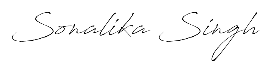 A timeless handwritten aesthetic for Sonalika Singh. The Antro_Vectra font gives your signature a handcrafted feel with natural curves. Sonalika Singh signature style 6 images and pictures png