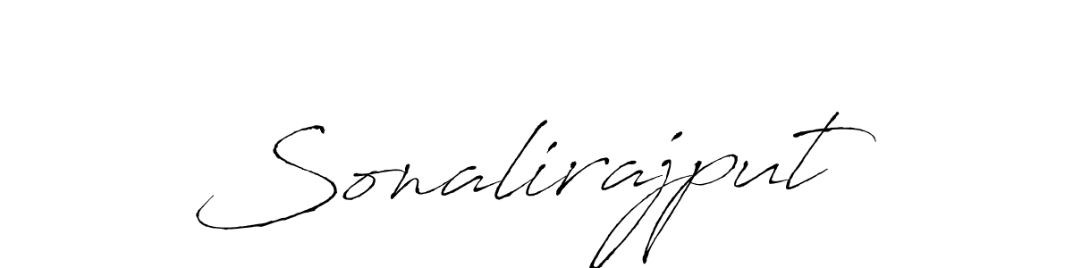 Create a beautiful signature design for name Sonalirajput. With this signature (Antro_Vectra) fonts, you can make a handwritten signature for free. Sonalirajput signature style 6 images and pictures png