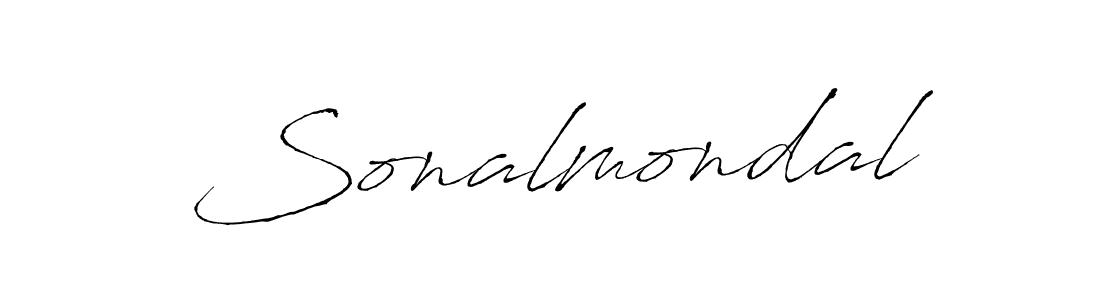 Make a beautiful signature design for name Sonalmondal. With this signature (Antro_Vectra) style, you can create a handwritten signature for free. Sonalmondal signature style 6 images and pictures png
