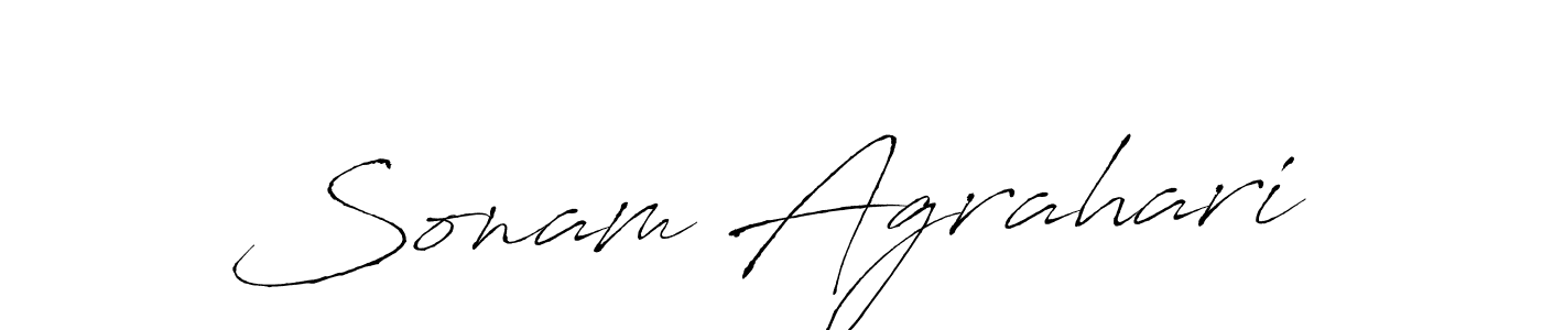 if you are searching for the best signature style for your name Sonam Agrahari. so please give up your signature search. here we have designed multiple signature styles  using Antro_Vectra. Sonam Agrahari signature style 6 images and pictures png