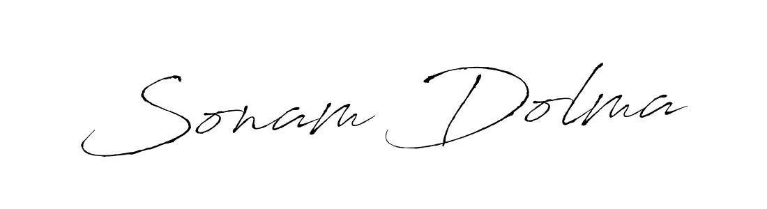 Use a signature maker to create a handwritten signature online. With this signature software, you can design (Antro_Vectra) your own signature for name Sonam Dolma. Sonam Dolma signature style 6 images and pictures png