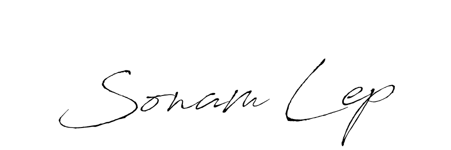 This is the best signature style for the Sonam Lep name. Also you like these signature font (Antro_Vectra). Mix name signature. Sonam Lep signature style 6 images and pictures png