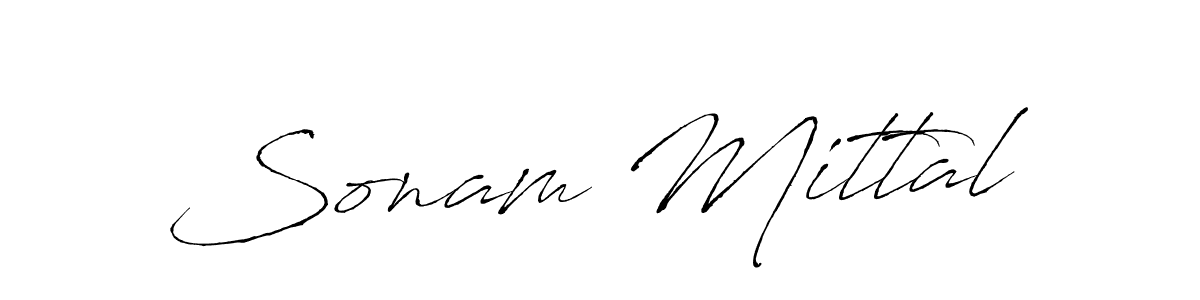 Make a beautiful signature design for name Sonam Mittal. Use this online signature maker to create a handwritten signature for free. Sonam Mittal signature style 6 images and pictures png