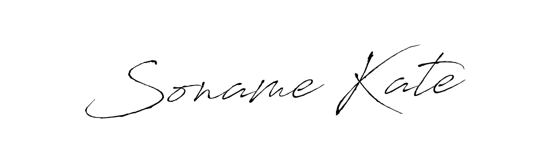 Antro_Vectra is a professional signature style that is perfect for those who want to add a touch of class to their signature. It is also a great choice for those who want to make their signature more unique. Get Soname Kate name to fancy signature for free. Soname Kate signature style 6 images and pictures png