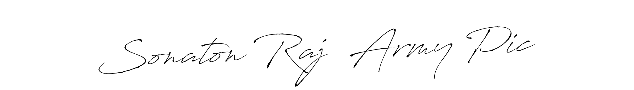 This is the best signature style for the Sonaton Raj  Army Pic name. Also you like these signature font (Antro_Vectra). Mix name signature. Sonaton Raj  Army Pic signature style 6 images and pictures png