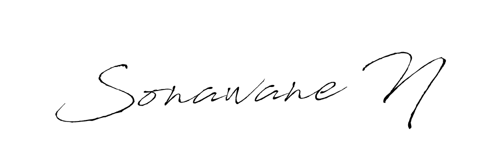 Also You can easily find your signature by using the search form. We will create Sonawane N name handwritten signature images for you free of cost using Antro_Vectra sign style. Sonawane N signature style 6 images and pictures png