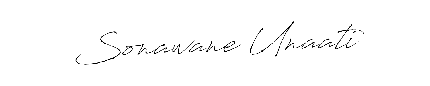 This is the best signature style for the Sonawane Unaati name. Also you like these signature font (Antro_Vectra). Mix name signature. Sonawane Unaati signature style 6 images and pictures png