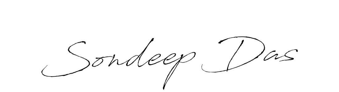 Make a beautiful signature design for name Sondeep Das. With this signature (Antro_Vectra) style, you can create a handwritten signature for free. Sondeep Das signature style 6 images and pictures png