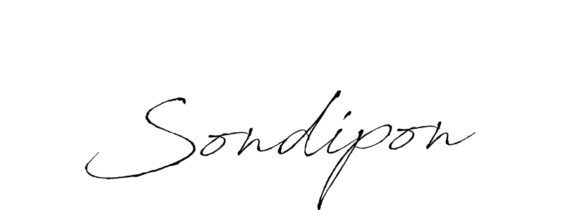 Once you've used our free online signature maker to create your best signature Antro_Vectra style, it's time to enjoy all of the benefits that Sondipon name signing documents. Sondipon signature style 6 images and pictures png