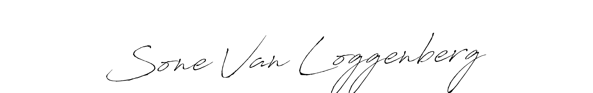 Create a beautiful signature design for name Sone Van Loggenberg. With this signature (Antro_Vectra) fonts, you can make a handwritten signature for free. Sone Van Loggenberg signature style 6 images and pictures png