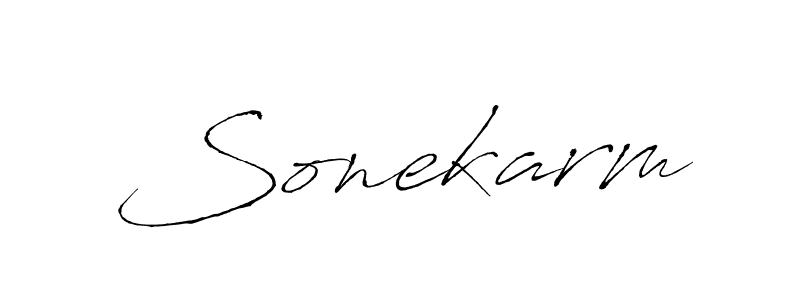 Create a beautiful signature design for name Sonekarm. With this signature (Antro_Vectra) fonts, you can make a handwritten signature for free. Sonekarm signature style 6 images and pictures png