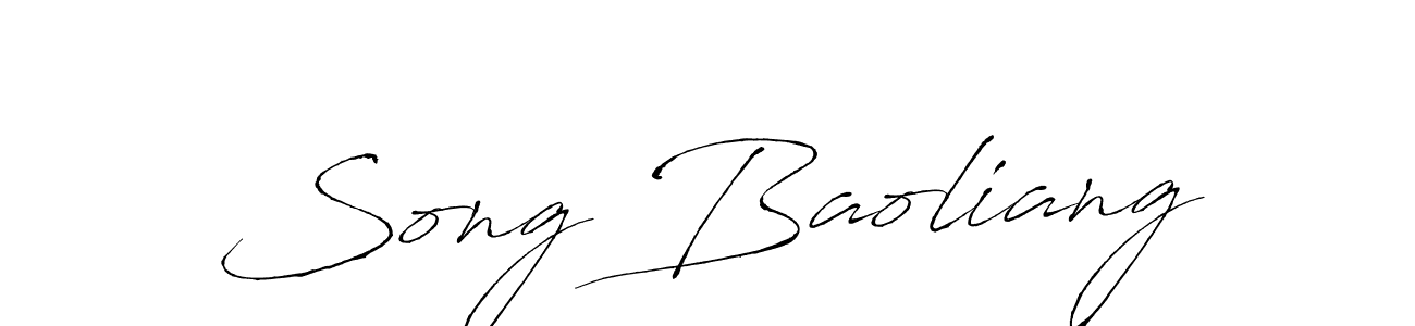 See photos of Song Baoliang official signature by Spectra . Check more albums & portfolios. Read reviews & check more about Antro_Vectra font. Song Baoliang signature style 6 images and pictures png
