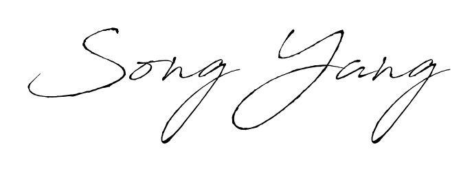 Also we have Song Yang name is the best signature style. Create professional handwritten signature collection using Antro_Vectra autograph style. Song Yang signature style 6 images and pictures png