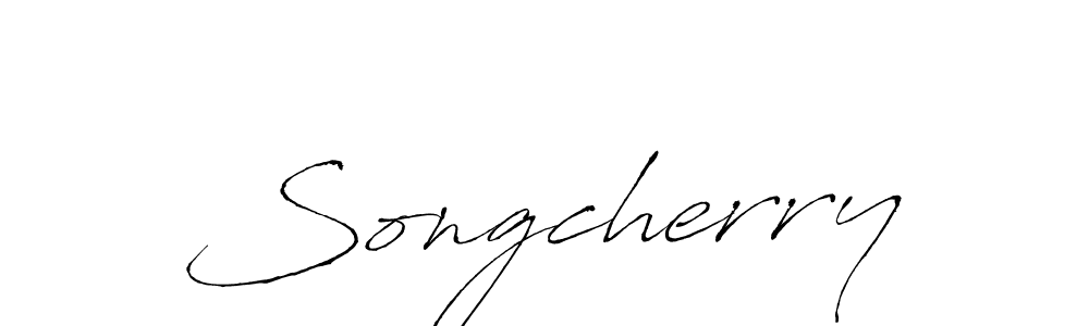 How to Draw Songcherry signature style? Antro_Vectra is a latest design signature styles for name Songcherry. Songcherry signature style 6 images and pictures png