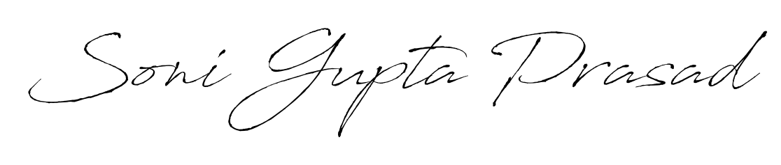 Discover the perfect balance of readability and style for Soni Gupta Prasad with Antro_Vectra font. Create your dream signature today. Soni Gupta Prasad signature style 6 images and pictures png