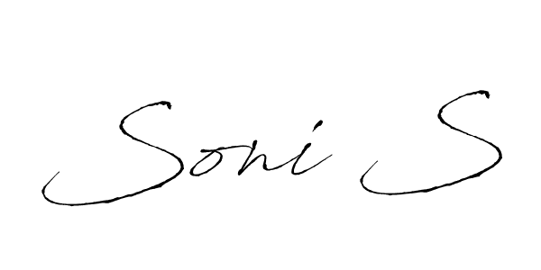 How to make Soni S signature? Antro_Vectra is a professional autograph style. Create handwritten signature for Soni S name. Soni S signature style 6 images and pictures png