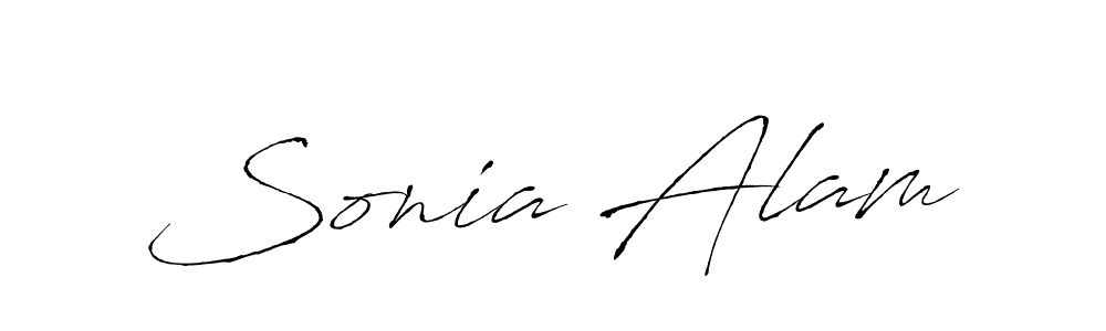 See photos of Sonia Alam official signature by Spectra . Check more albums & portfolios. Read reviews & check more about Antro_Vectra font. Sonia Alam signature style 6 images and pictures png