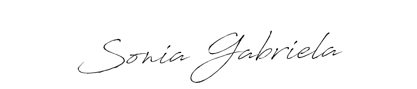 if you are searching for the best signature style for your name Sonia Gabriela. so please give up your signature search. here we have designed multiple signature styles  using Antro_Vectra. Sonia Gabriela signature style 6 images and pictures png