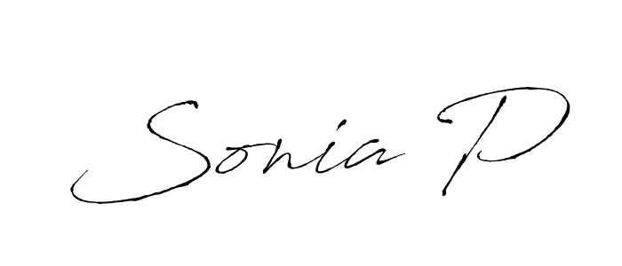 Make a beautiful signature design for name Sonia P. Use this online signature maker to create a handwritten signature for free. Sonia P signature style 6 images and pictures png