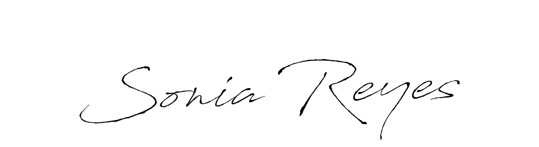 You should practise on your own different ways (Antro_Vectra) to write your name (Sonia Reyes) in signature. don't let someone else do it for you. Sonia Reyes signature style 6 images and pictures png