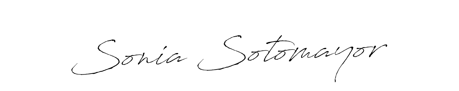 How to make Sonia Sotomayor signature? Antro_Vectra is a professional autograph style. Create handwritten signature for Sonia Sotomayor name. Sonia Sotomayor signature style 6 images and pictures png