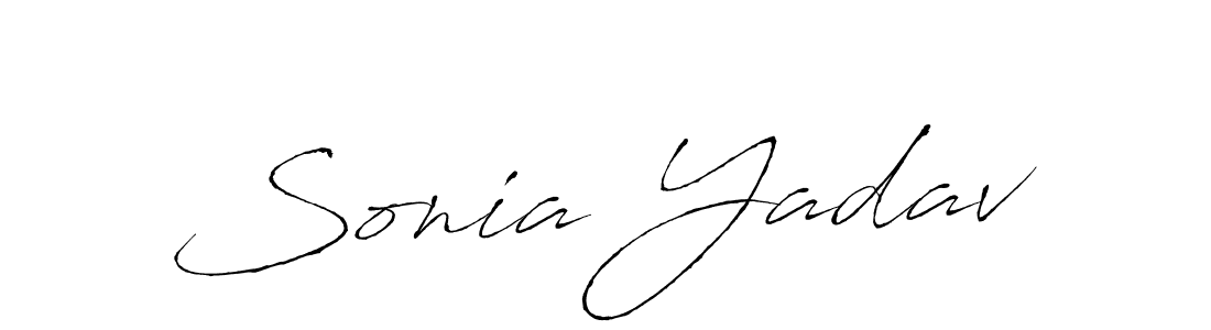 You can use this online signature creator to create a handwritten signature for the name Sonia Yadav. This is the best online autograph maker. Sonia Yadav signature style 6 images and pictures png