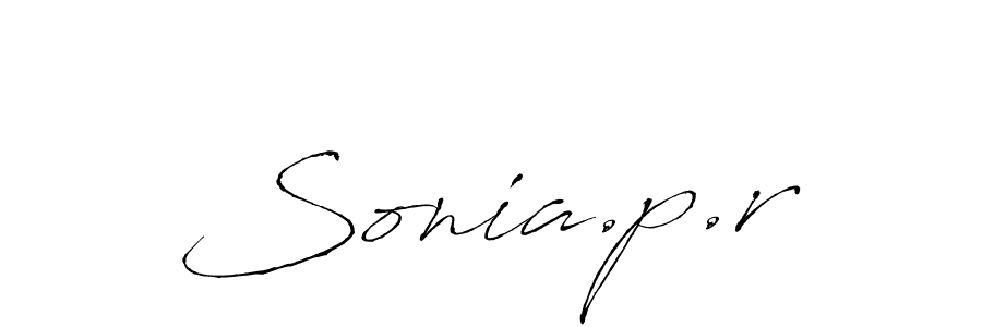 Similarly Antro_Vectra is the best handwritten signature design. Signature creator online .You can use it as an online autograph creator for name Sonia.p.r. Sonia.p.r signature style 6 images and pictures png