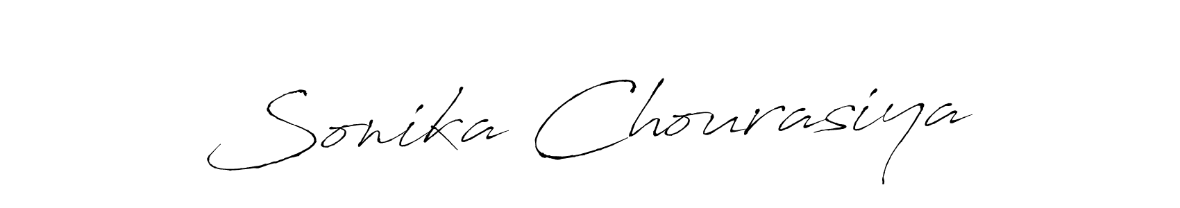 Sonika Chourasiya stylish signature style. Best Handwritten Sign (Antro_Vectra) for my name. Handwritten Signature Collection Ideas for my name Sonika Chourasiya. Sonika Chourasiya signature style 6 images and pictures png