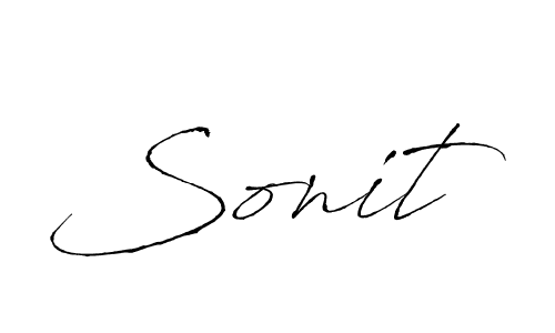 Similarly Antro_Vectra is the best handwritten signature design. Signature creator online .You can use it as an online autograph creator for name Sonit. Sonit signature style 6 images and pictures png