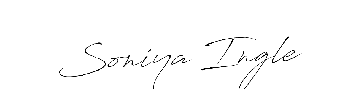 Also we have Soniya Ingle name is the best signature style. Create professional handwritten signature collection using Antro_Vectra autograph style. Soniya Ingle signature style 6 images and pictures png