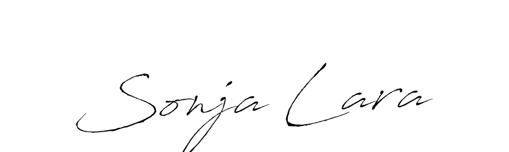 The best way (Antro_Vectra) to make a short signature is to pick only two or three words in your name. The name Sonja Lara include a total of six letters. For converting this name. Sonja Lara signature style 6 images and pictures png