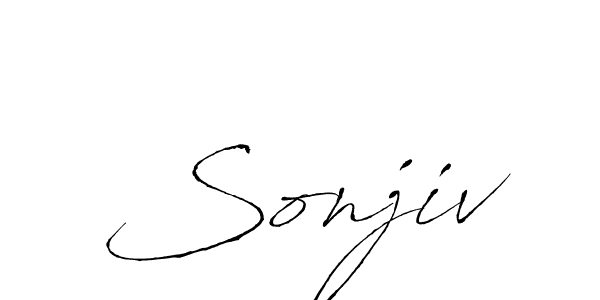 The best way (Antro_Vectra) to make a short signature is to pick only two or three words in your name. The name Sonjiv include a total of six letters. For converting this name. Sonjiv signature style 6 images and pictures png