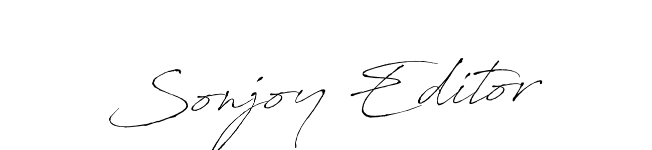 This is the best signature style for the Sonjoy Editor name. Also you like these signature font (Antro_Vectra). Mix name signature. Sonjoy Editor signature style 6 images and pictures png