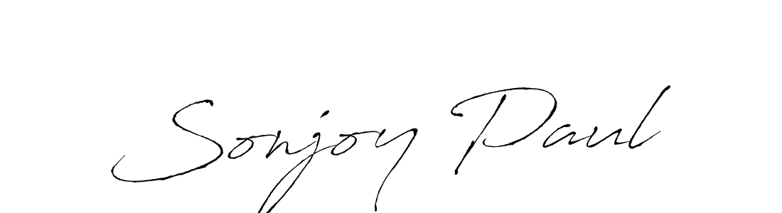 Also You can easily find your signature by using the search form. We will create Sonjoy Paul name handwritten signature images for you free of cost using Antro_Vectra sign style. Sonjoy Paul signature style 6 images and pictures png