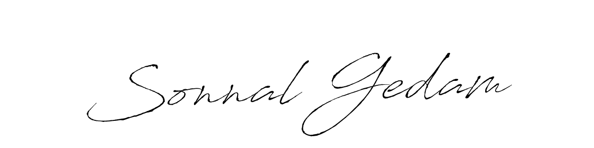 It looks lik you need a new signature style for name Sonnal Gedam. Design unique handwritten (Antro_Vectra) signature with our free signature maker in just a few clicks. Sonnal Gedam signature style 6 images and pictures png