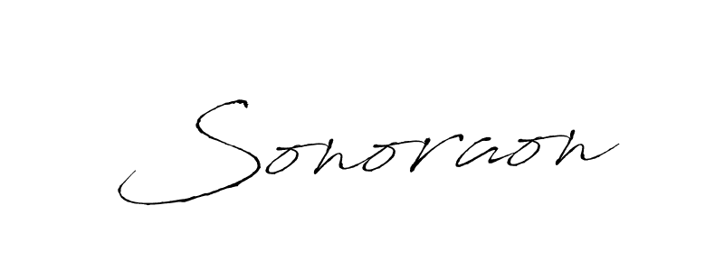 How to make Sonoraon signature? Antro_Vectra is a professional autograph style. Create handwritten signature for Sonoraon name. Sonoraon signature style 6 images and pictures png